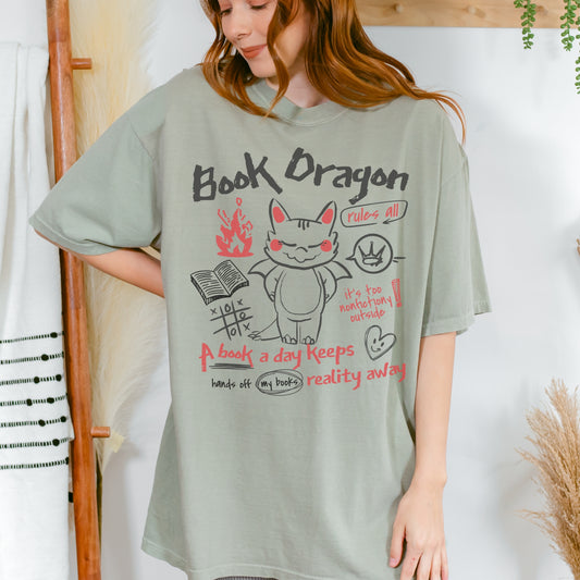 Book Dragon T-shirt