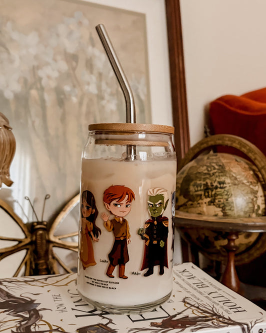 Novels of Elfhame Characters Can-shaped Glass
