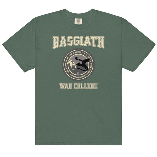 Basgiath War College T-Shirt - The Bean Workshop - box tee, fourth wing, rebecca yarros