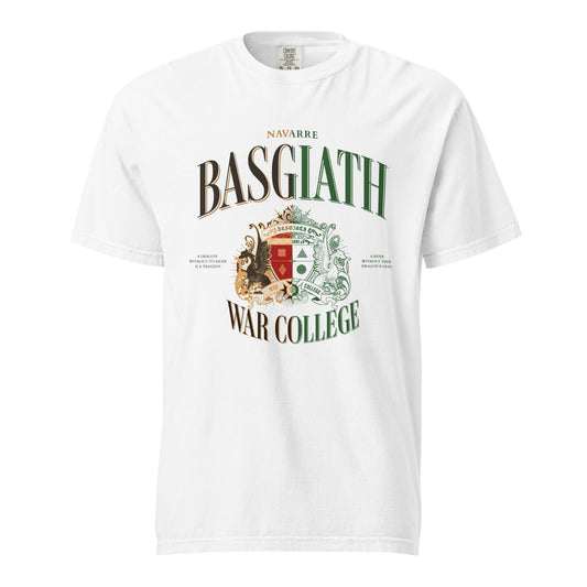 Basgiath War College Tee Shirt - The Bean Workshop - box tee, fourth wing, rebecca yarros