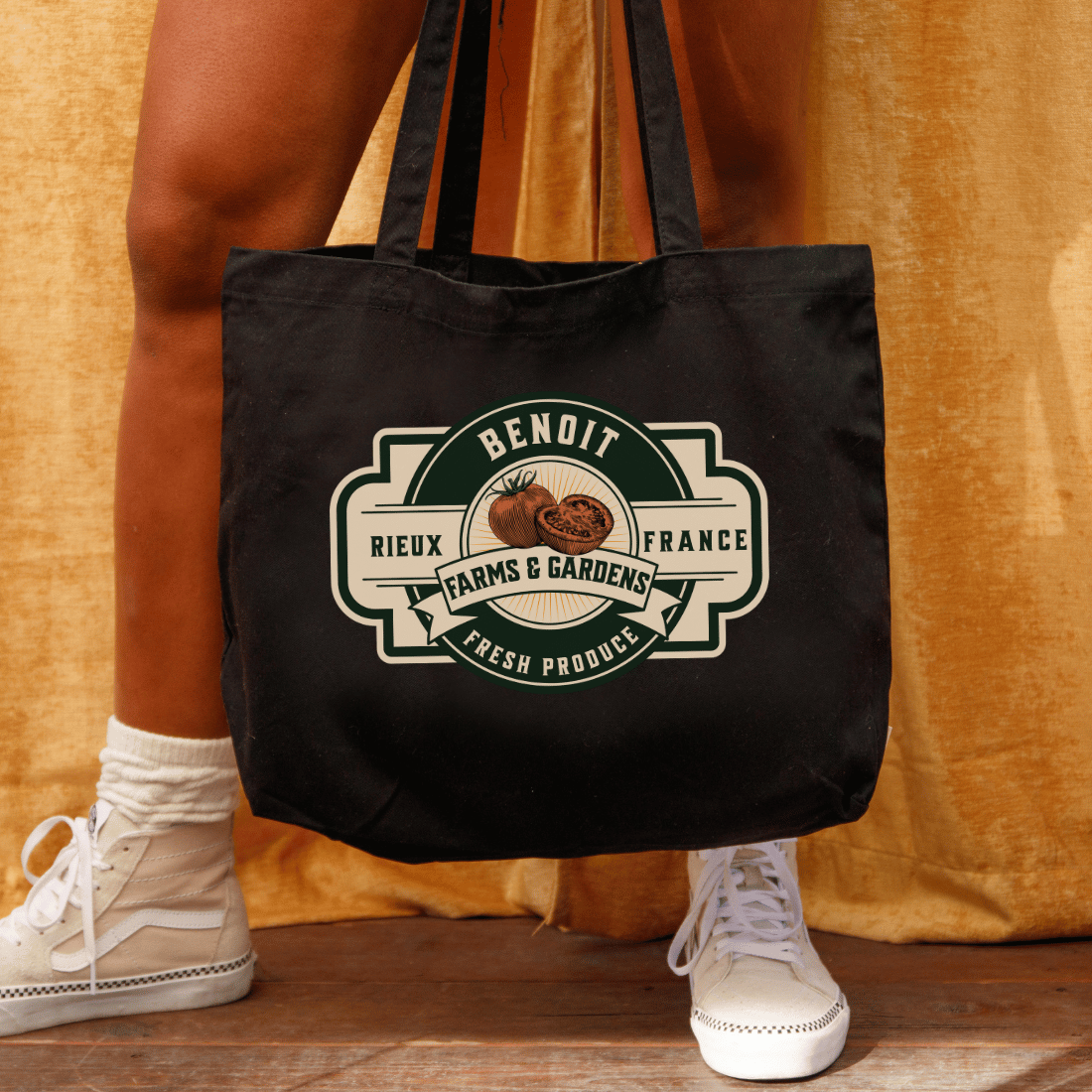 Benoit Farms & Garden Organic Cotton Twill Tote Bag - The Bean Workshop - bag, marissa meyer, the lunar chronicles, tote