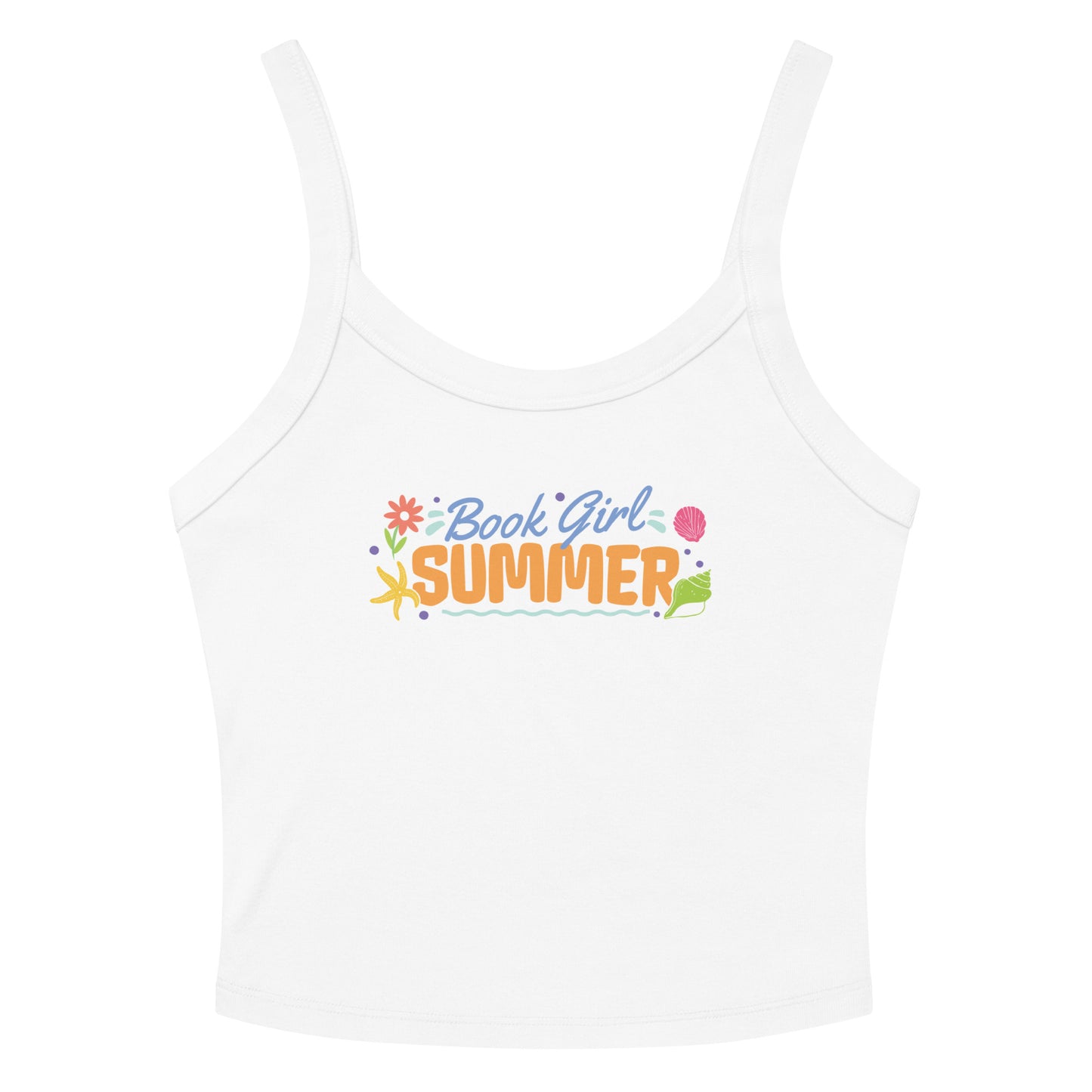 Book Girl Summer Tank Top - The Bean Workshop - Beach Read Top, Book Girl Summer Tank top, Book Lover Shirt, Bookish Summer Collection, Bookworm Apparel, Summer Reading Tee, tank top