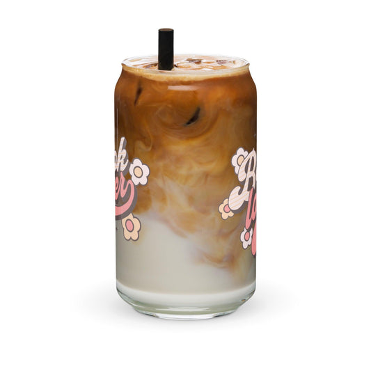 Book Lover Can-Shaped Glass Cup - The Bean Workshop - book lover, bookish, glass can, home library, read everyday, reading accessories