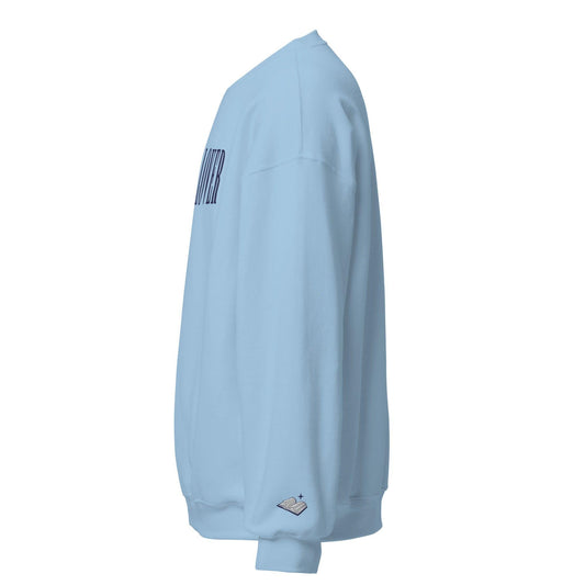 Book Lover Embroidered Sweatshirt - The Bean Workshop - book lover, bookish, embroidered, minimalistic, read everyday, sweatshirt