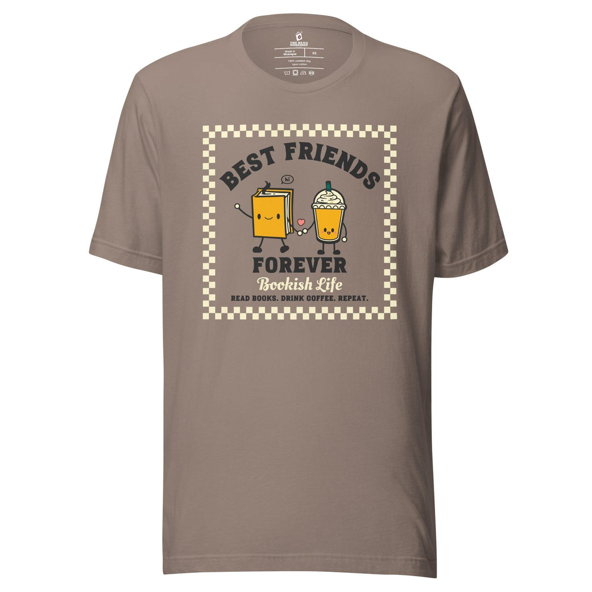 Bookish Friends Forever T-Shirt - The Bean Workshop - book lover, bookish, bookstore date, read everyday, t-shirt