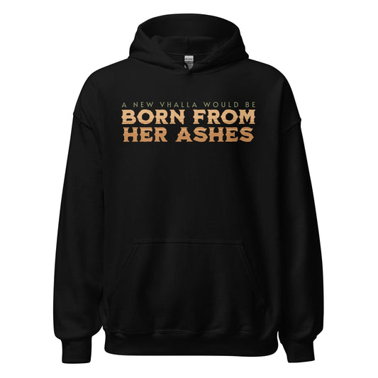 Born From Her Ashes Vhalla Yarl Hoodie - The Bean Workshop - air awakens, elise kova, hoodie, vhalla yarl