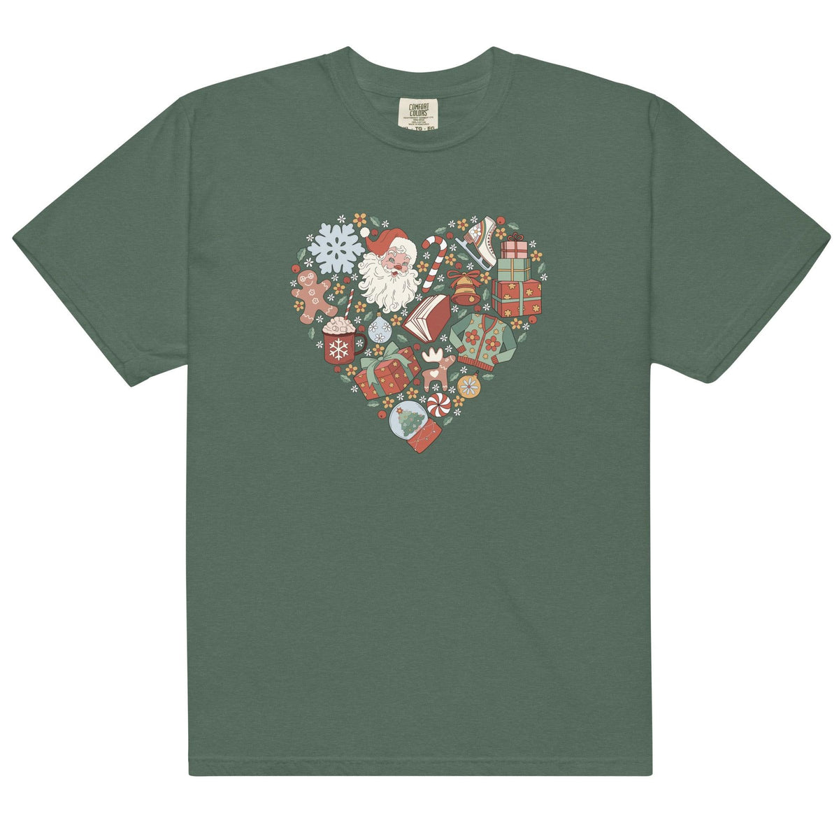 Christmas Necessities T-shirt - The Bean Workshop - bookish, Christmas, t-shirt, tee