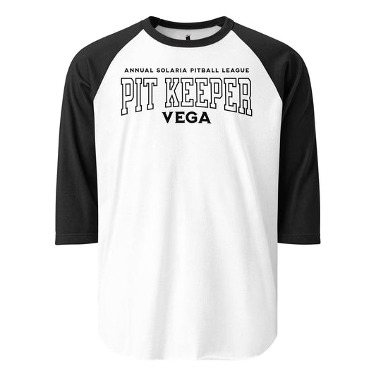 Darcy Vega Pitball League Raglan Shirt - The Bean Workshop - raglan shirt, twin sisters, zodiac academy