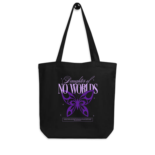 Daughter of No Worlds Organic Cotton Twill Tote Bag - The Bean Workshop - Bookish Accesories, Bookish Fashion, Carissa Broadbent, Daughter of No Worlds, Fandom Merch, organic cotton twill tote bag, Tissanah, tote, tote bag