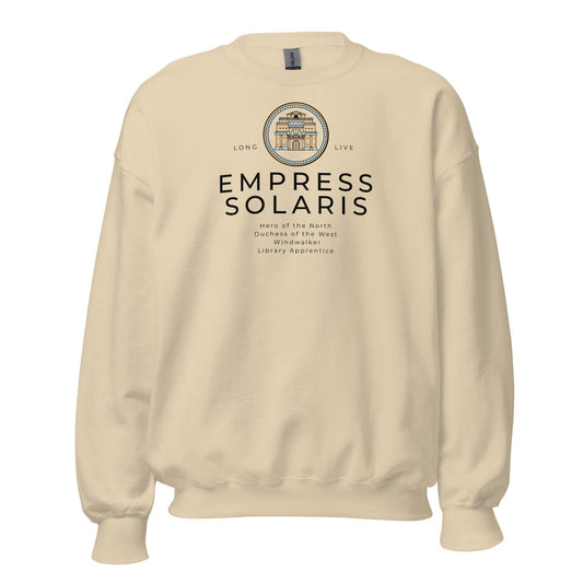 Empress Vhalla Yarl Solaris Sweatshirt - The Bean Workshop - air awakens, elise kova, sweatshirt