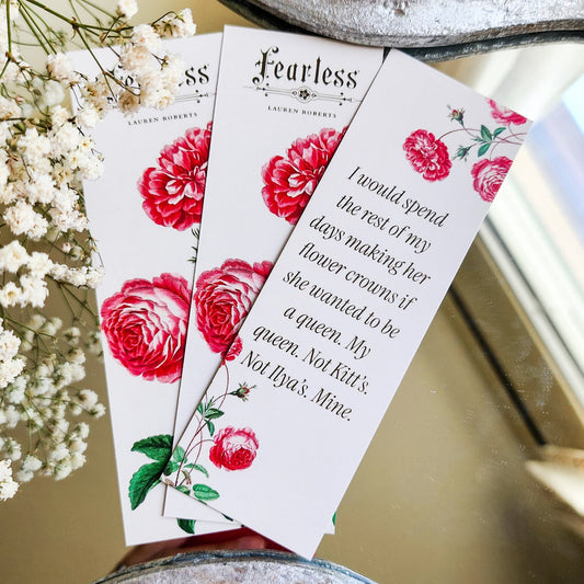 Fourth Wing by Rebecca Yarros Dragon Bookmark with Tassel - The Bean Workshop - book quote, bookmark, fearless, kai azer, lauren roberts, paedyn gray, powerless, reckless