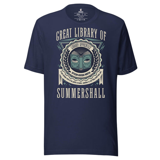 Great Library of Summershall T-Shirt - The Bean Workshop - margaret rogerson, sorcery of thorns, t-shirt