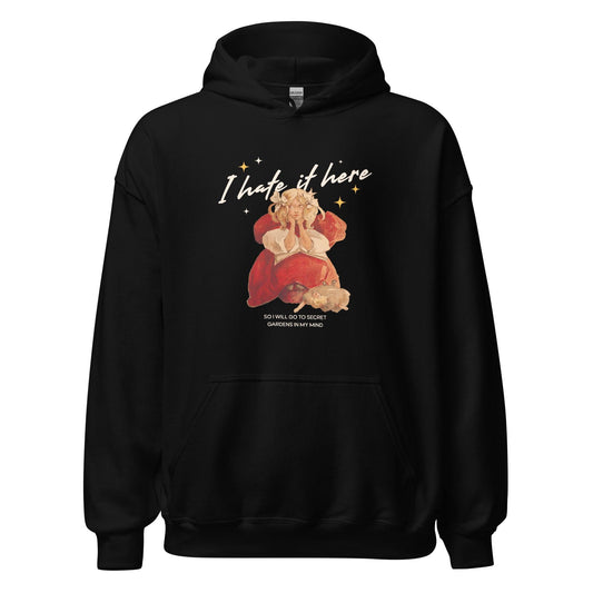 I Hate It Here Hoodie - The Bean Workshop - bookish, hoodie, read everyday, Taylor Swift