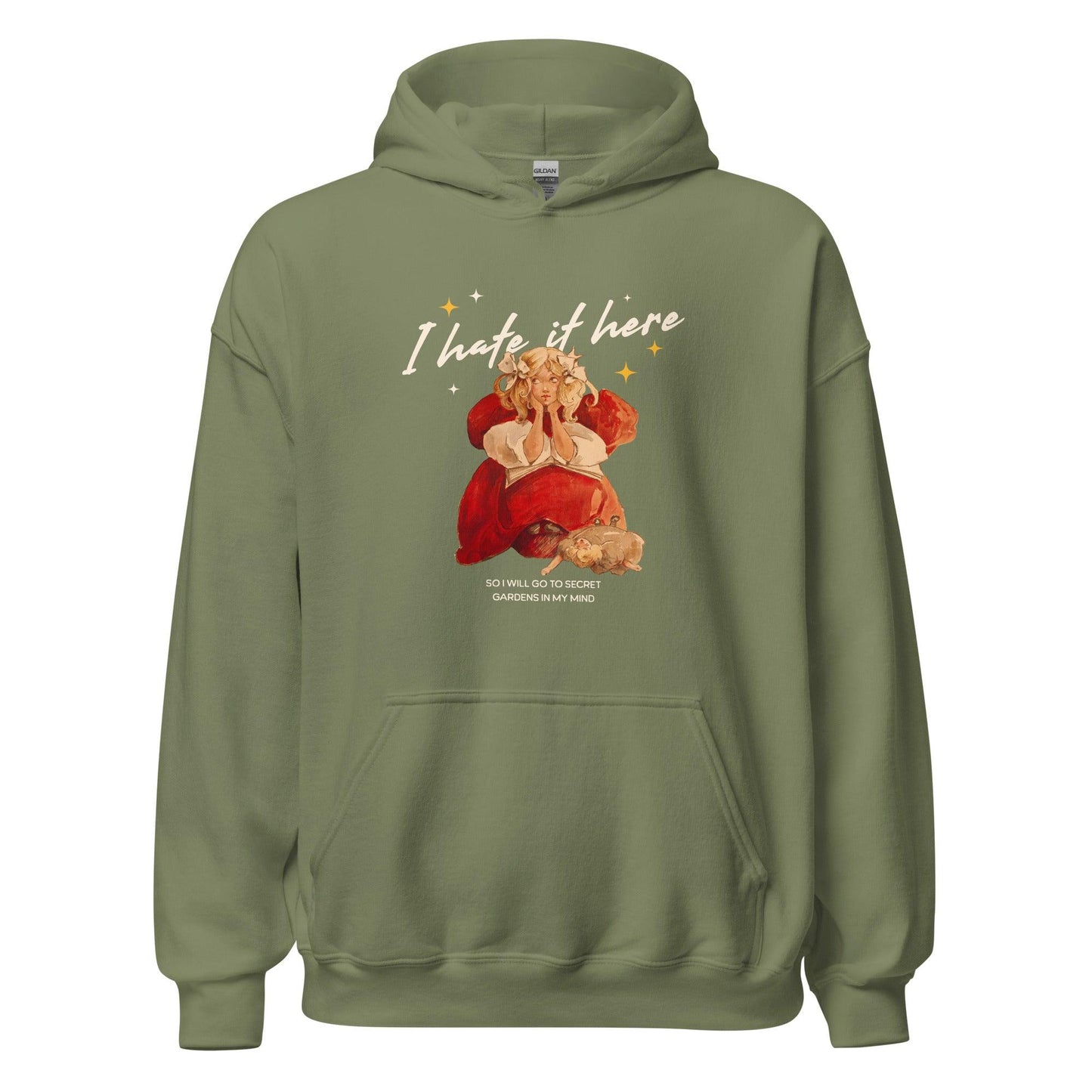 I Hate It Here Hoodie - The Bean Workshop - bookish, hoodie, read everyday, Taylor Swift
