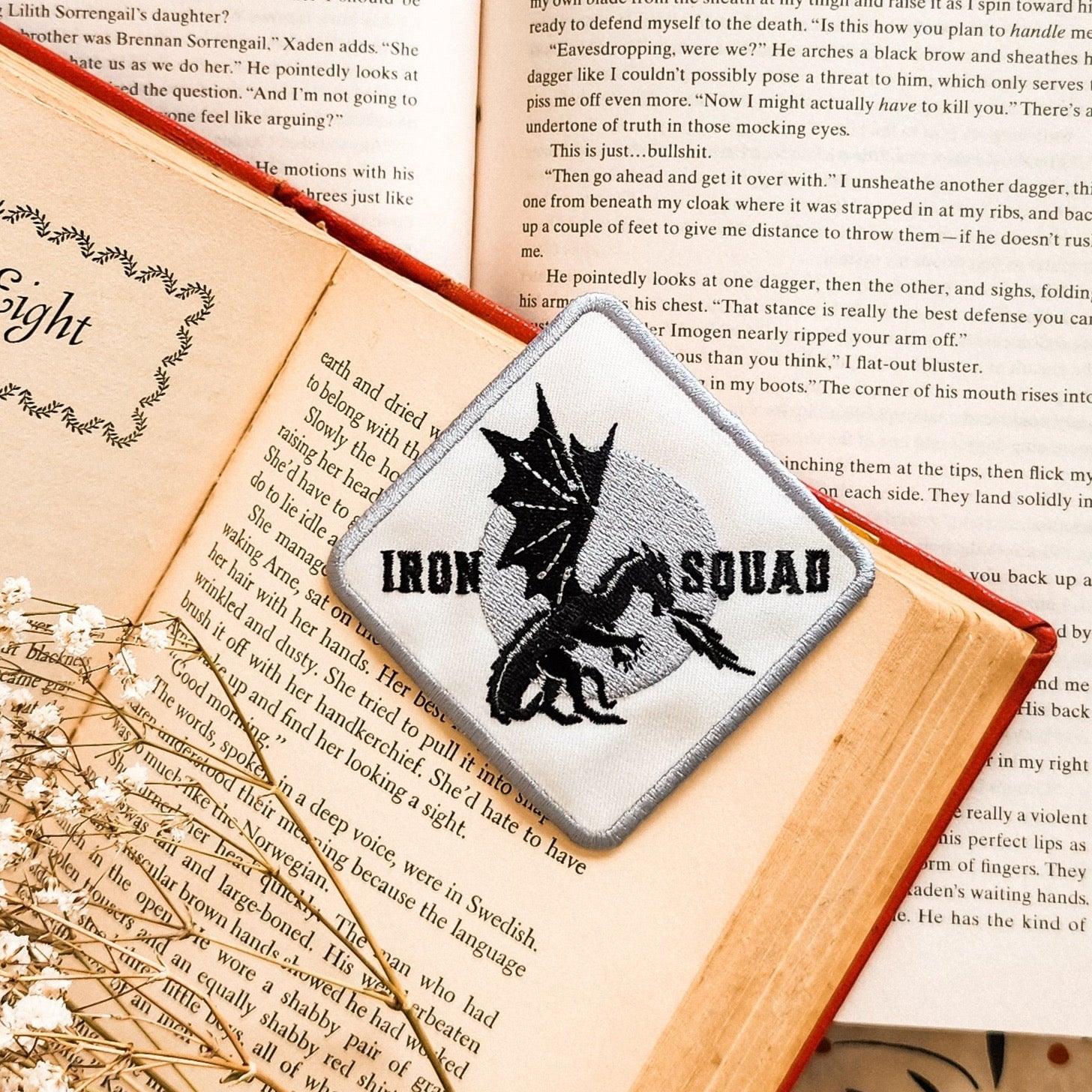 Iron Squad Embroidered Patch Officially Licensed Fourth Wing 