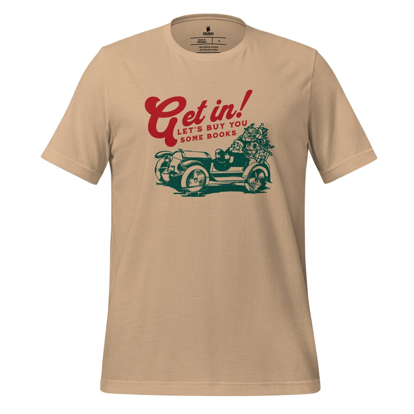 Let's Buy You Some Books T-shirt - The Bean Workshop - bookish, Christmas, T-shirt, tee