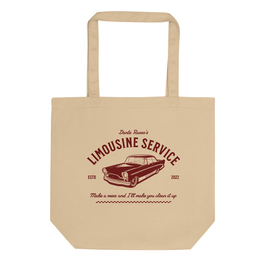Limousine Service by Dante Russo Organic Cotton Twill Tote Bag - The Bean Workshop - Ana Huang, Bookish Tote, Dante Russo, King of Wrath, Kings of Sin, Limousine Service, tote, tote bag