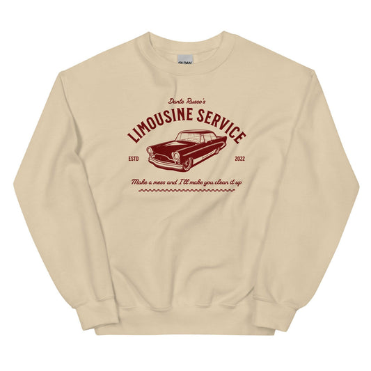 Limousine Service by Dante Russo Sweatshirt - The Bean Workshop - ana huang, dante russo, king of wrath, kings of sin, sweatshirt