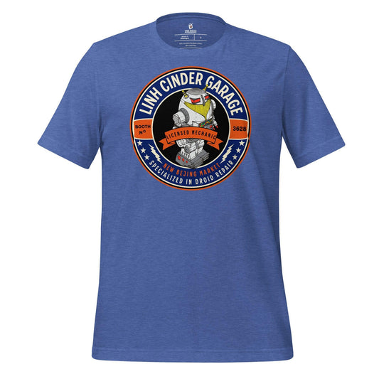 Linh Cinder Garage T-Shirt - The Bean Workshop - marissa meyer, t-shirt, tlc