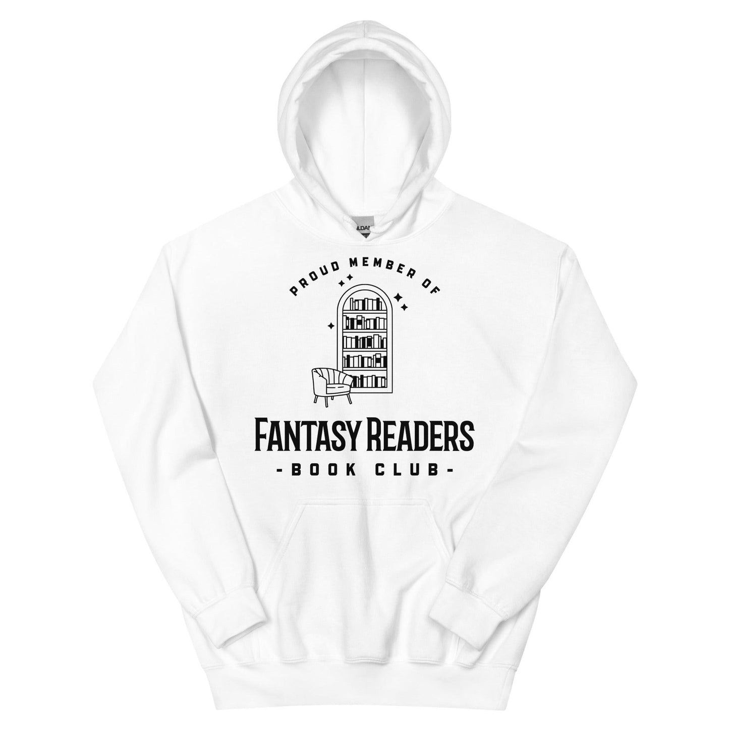 Member of Fantasy Readers Book Club Hoodie - The Bean Workshop - bookish, fantasy readers book club, hoodie, read everyday