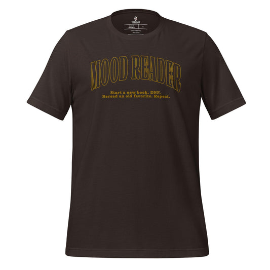 Mood Reader T-Shirt - The Bean Workshop - book lover, bookish, minimalistic, read everyday, t-shirt