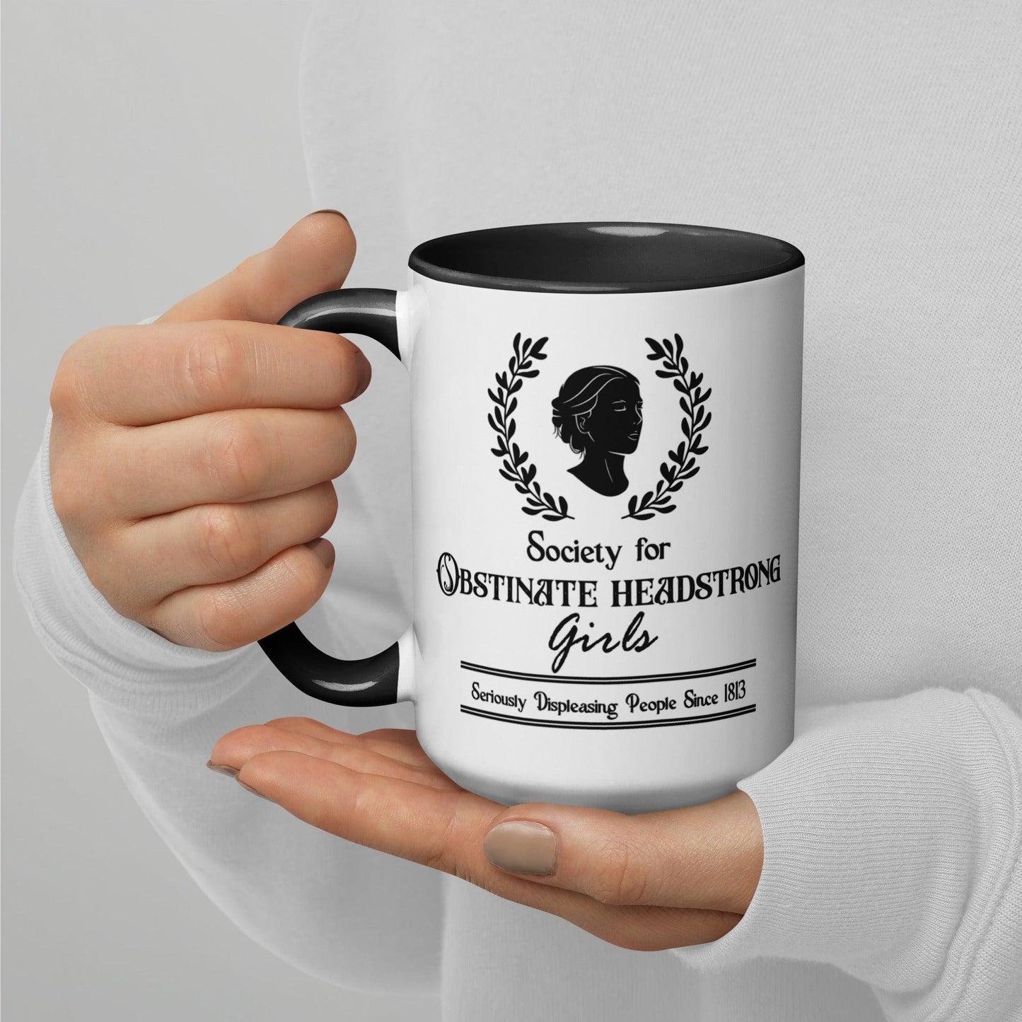 Obstinate Headstrong Girls Coffee Mug - The Bean Workshop - ceramic mug, jane austen, mug