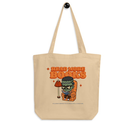Read More Books Franken-Reads Organic Cotton Twill Tote bag - The Bean Workshop -