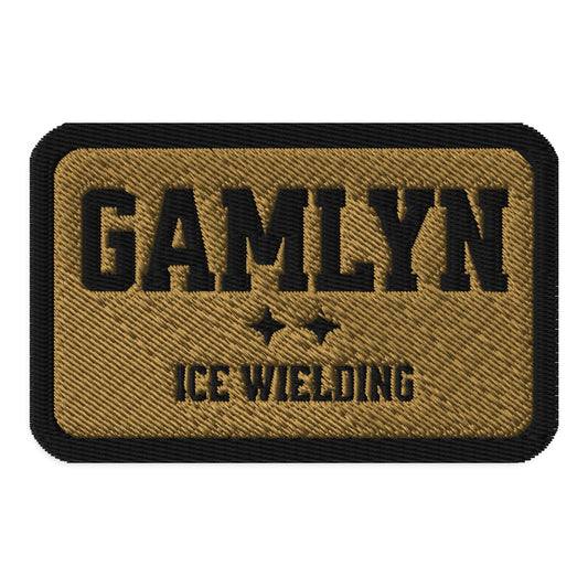 Ridoc Gamlyn Embroidered Name Tag - The Bean Workshop - embroidered, fourth wing, patch, rebecca yarros, ridoc gamlyn