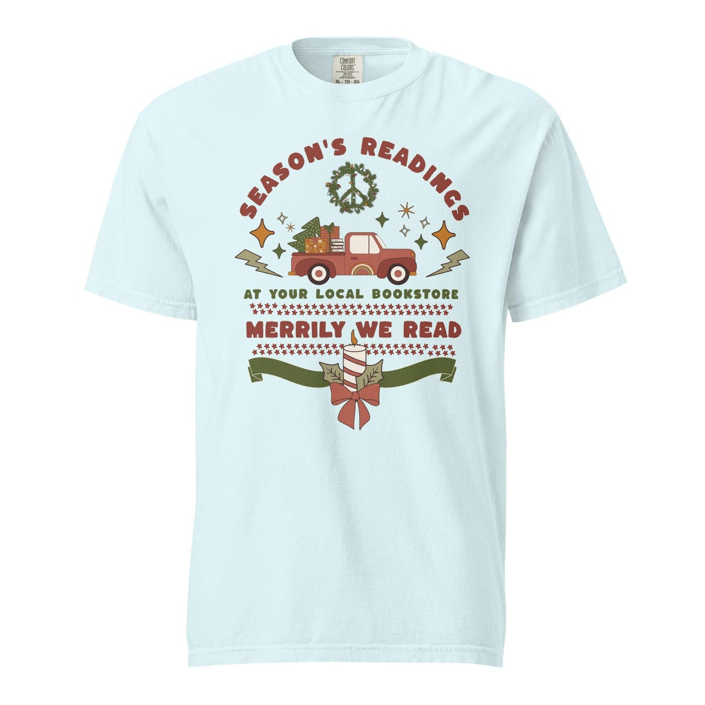 Season's Readings Christmas at Your Local Bookstore T-shirt - The Bean Workshop - bookish, Christmas, Season's Readings, t-shirt, Tee