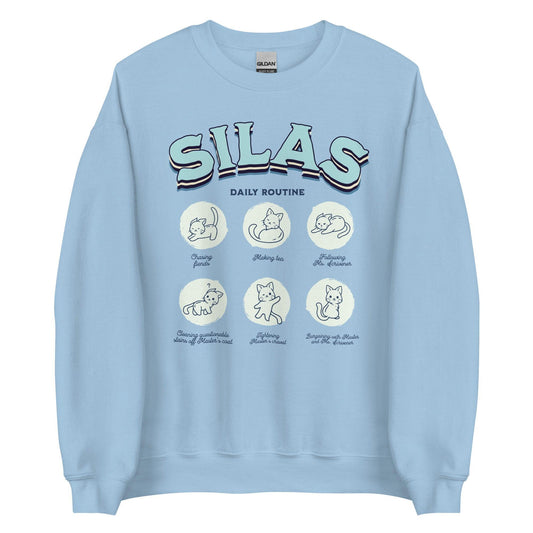 Silas Daily Routine Sweatshirt - The Bean Workshop - margaret rogerson, sorcery of thorns, sweatshirt