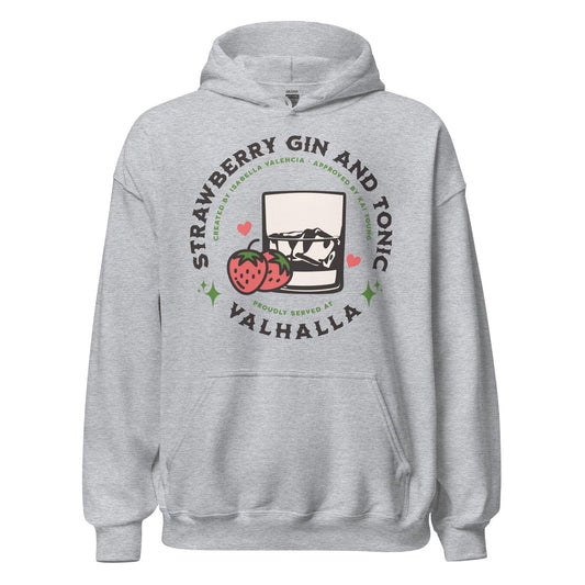 Strawberry Gin and Tonic Isabella and Kai Hoodie - The Bean Workshop - Ana Huang, hoodie, Isabella and Kai, Kings of Sin, strawberry gin and tonic