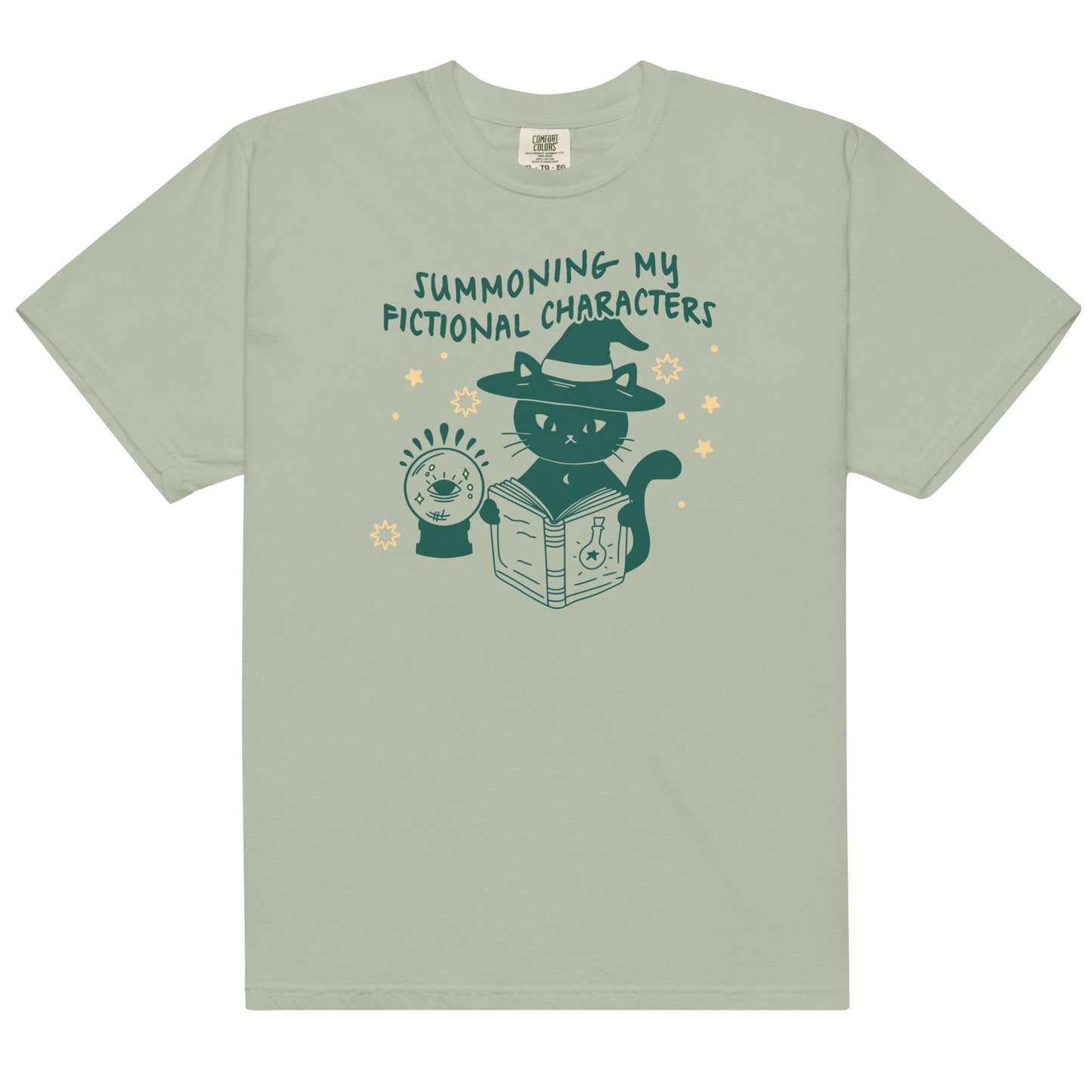 Summoning My Fictional Characters Tee Shirt - The Bean Workshop - book lovers, box tee, halloween