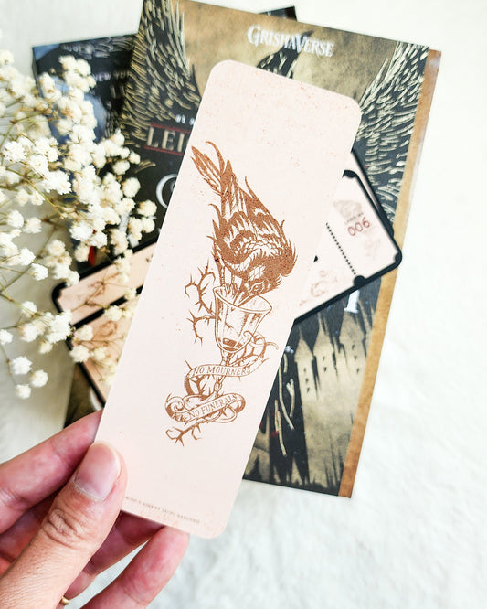 The Crow Club Bookmark - The Bean Workshop - book lover, bookish gift, bookmark, crow club, fantasy reader, grishaverse, leigh bardugo, six of crows