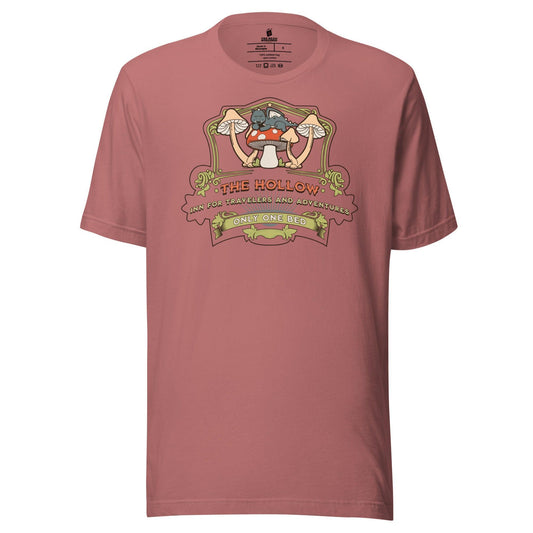 The Hollow T-Shirt - The Bean Workshop - cute bookish top, evangeline fox, Jacks and Evangeline, jacks prince of hearts, Little Fox, once upon a broken heart, Only One Bed shirt, ouabh, Pink and Green, stephanie garber, t-shirt, The Ballad of Never After, Whimsical dragon