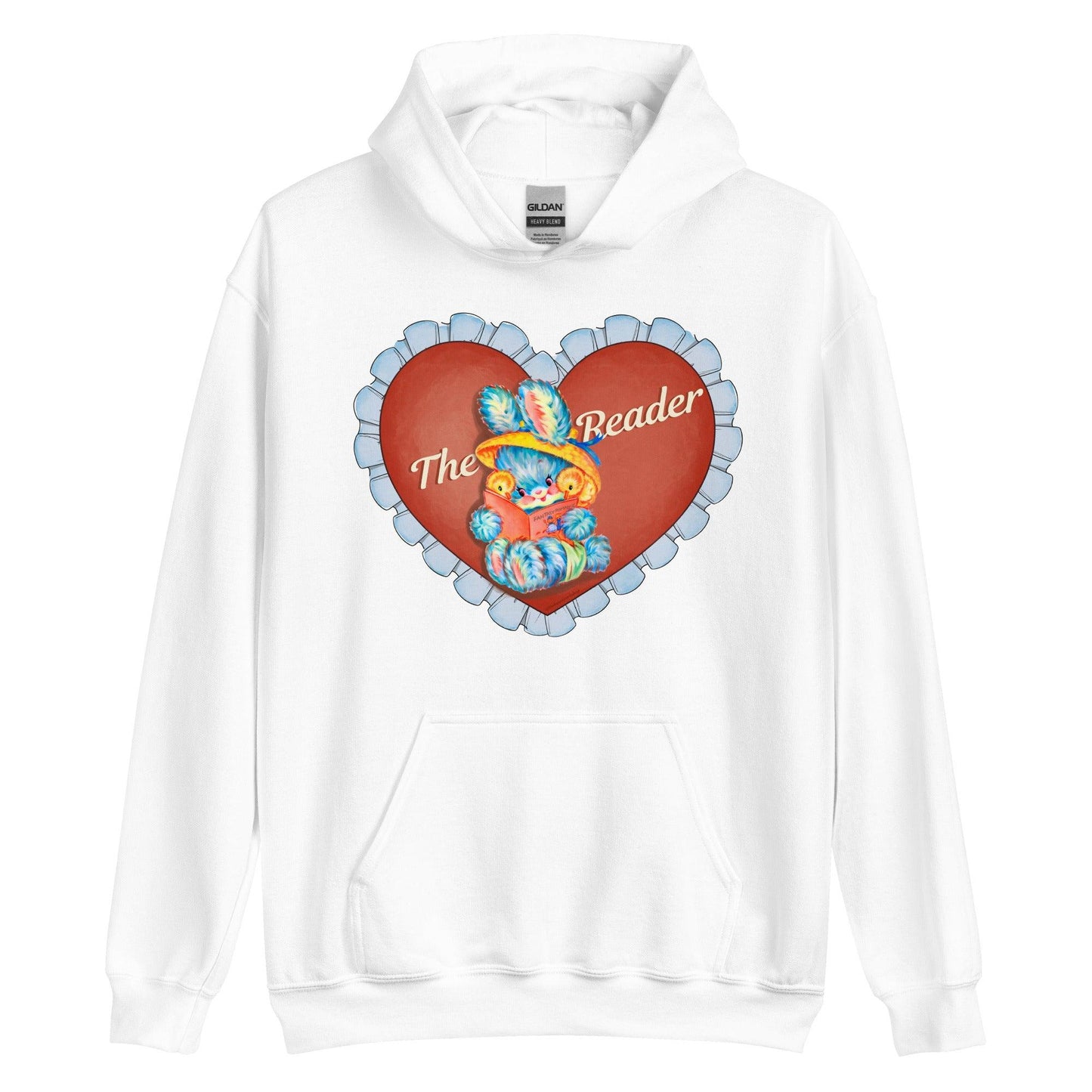 The Reader Hoodie - The Bean Workshop - book lover, bookish gift, hoodie, read everyday, the reader, valentine, Valentine's Day Picks