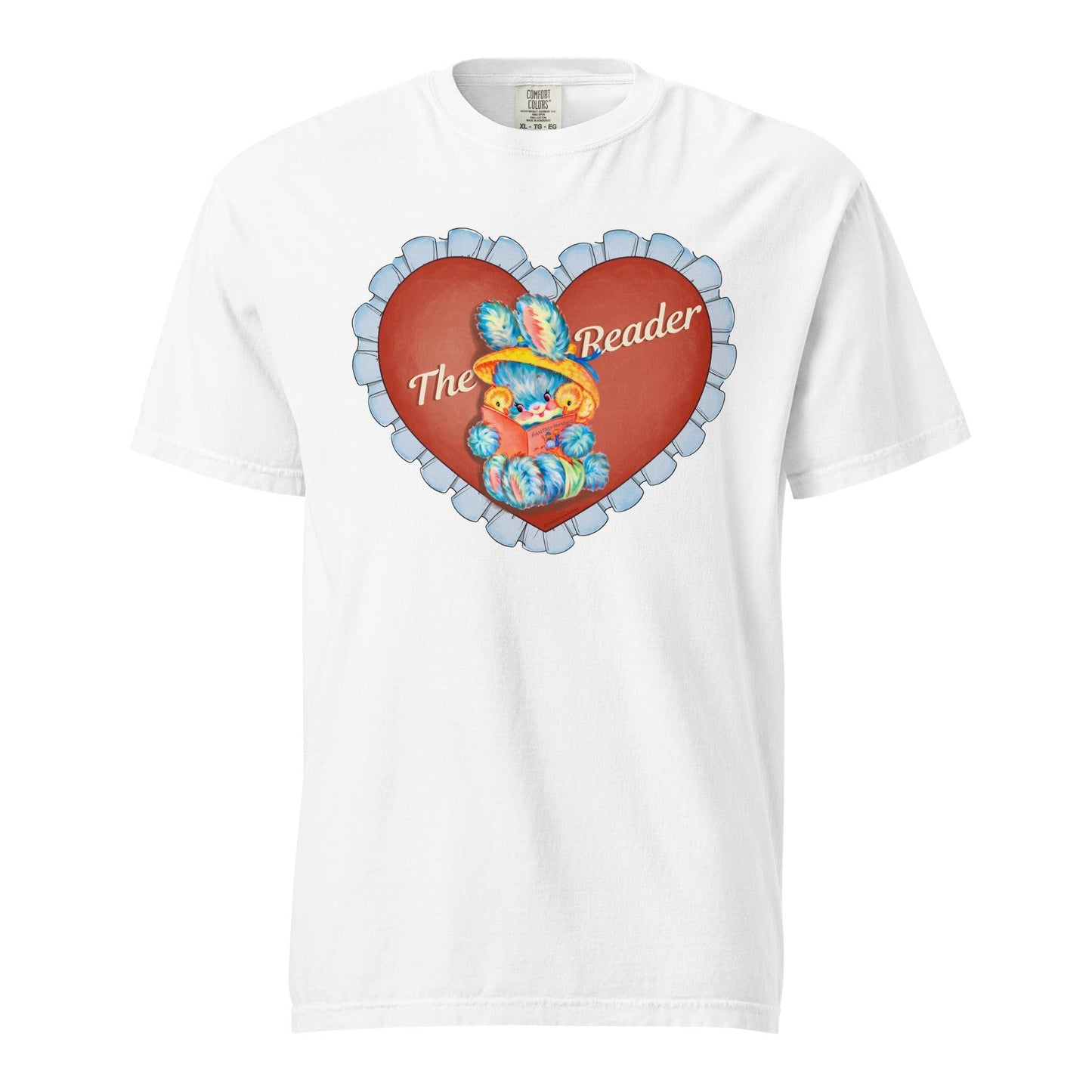 The Reader Tee Shirt - The Bean Workshop - book lover, read everyday, t-shirt, tee, the reader, valentine, Valentine's Day Picks