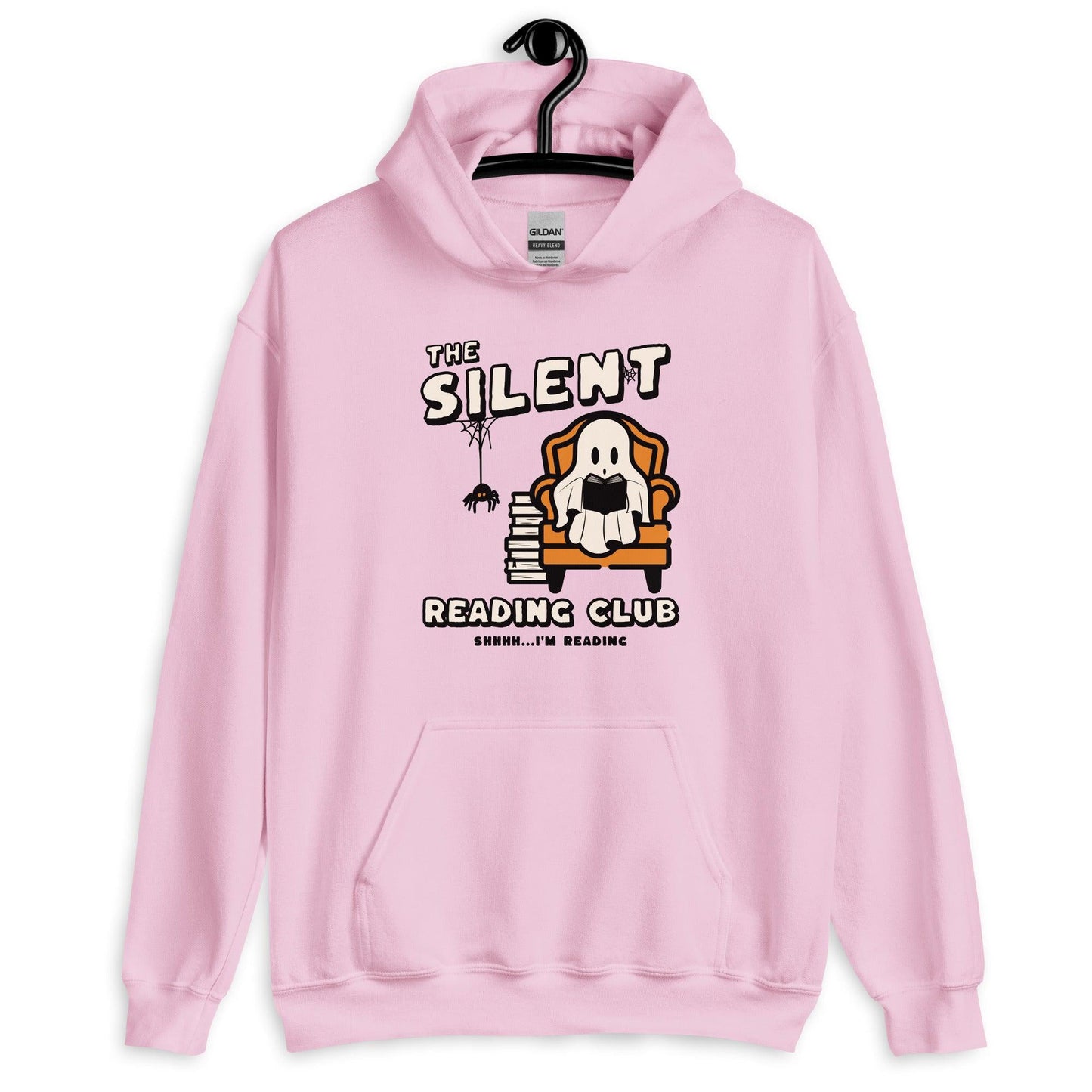 The Silent Reading Club Hoodie - The Bean Workshop - Ghost, Halloween, hoodie, Silent Reading Club