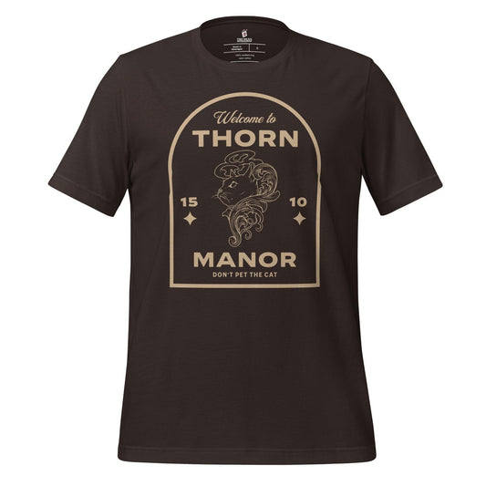 Thorn Manor T-shirt - The Bean Workshop - margaret rogerson, sorcery of thorns, t-shirt