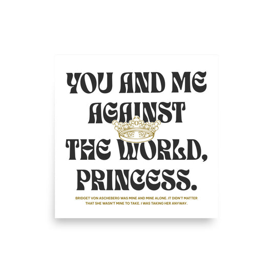 Twisted Games Rhys & Bridget Poster - The Bean Workshop - Ana Huang, poster, Rhys & Bridget, Twisted, Twisted Games