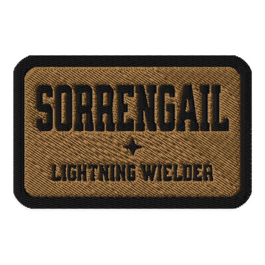 Violet Sorrengail Embroidered Name Tag - The Bean Workshop - embroidered, fourth wing, patch, rebecca yarros, violet sorrengail