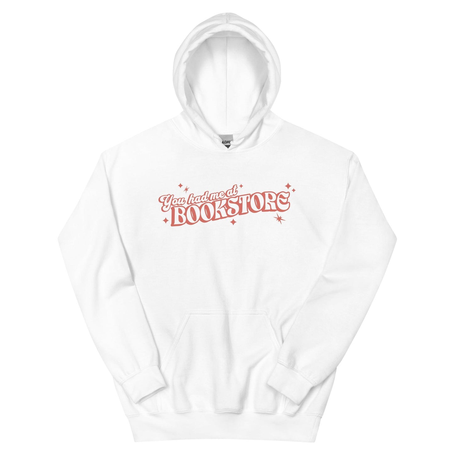 You Had Me At Bookstore Hoodie - The Bean Workshop - Bookish Apparel, Bookworm Fashion, hoodie, read everyday, valentine, Valentine's Day Picks, You had me at Bookstore