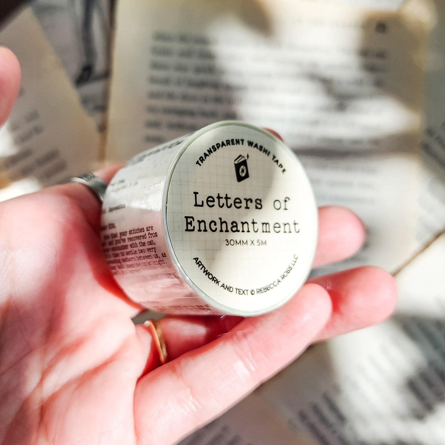 Letters of Enchantment Washi Tape