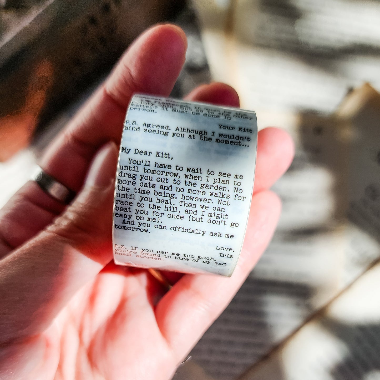 Letters of Enchantment Washi Tape