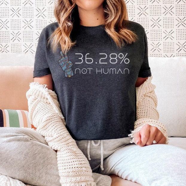 36.28% Not Human Linh Cinder T-Shirt - The Bean Workshop - marissa meyer, minimalist, minimalistic, t-shirt, the lunar chronicles, tlc