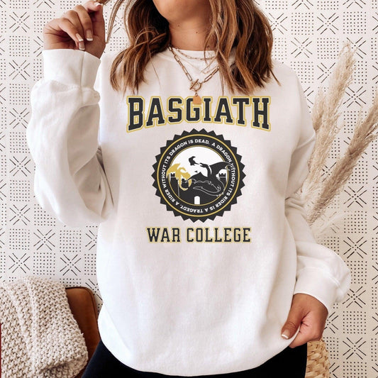 Basgiath War College Sweatshirt - The Bean Workshop - fourth wing, rebecca yarros, sweatshirt