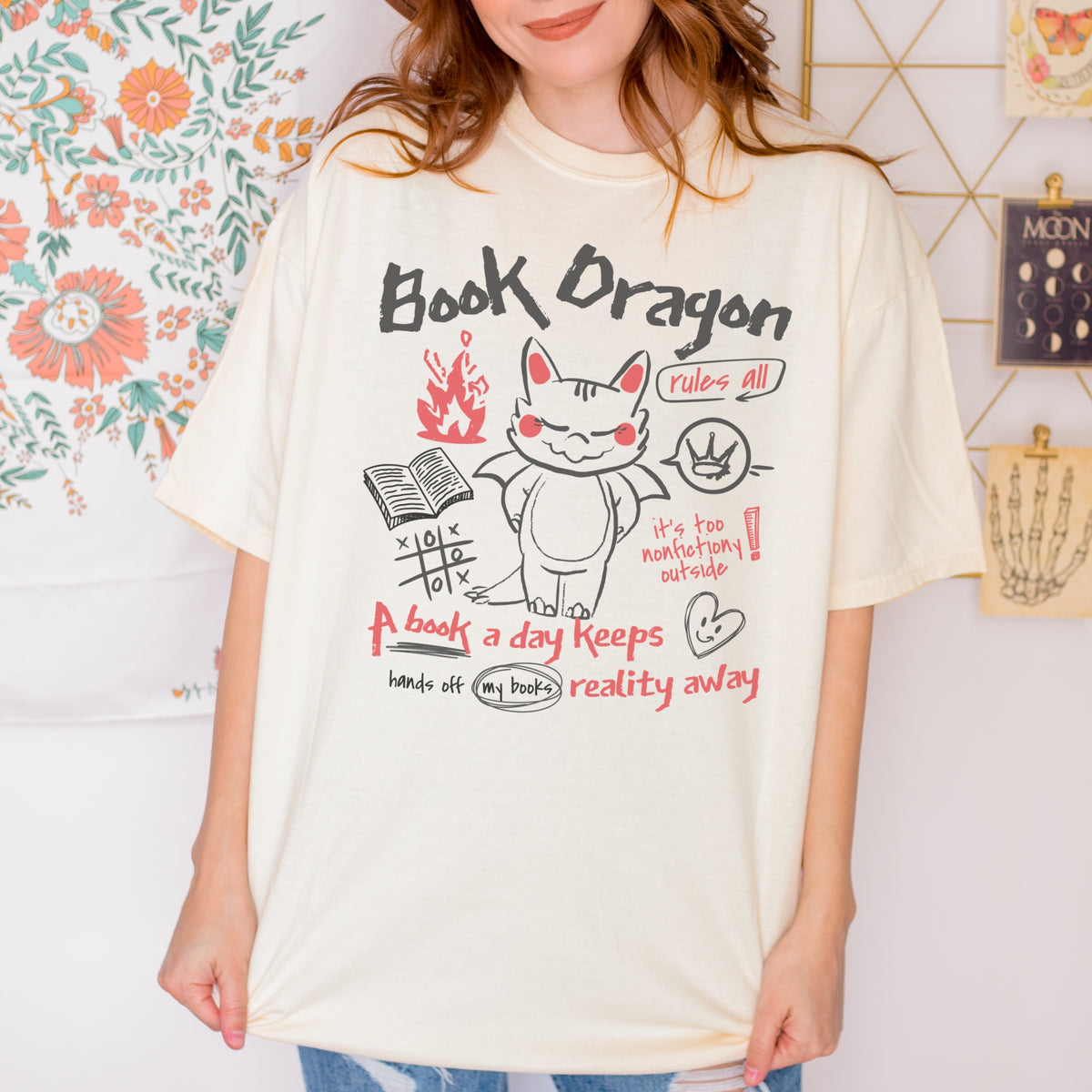 Book Dragon T-shirt