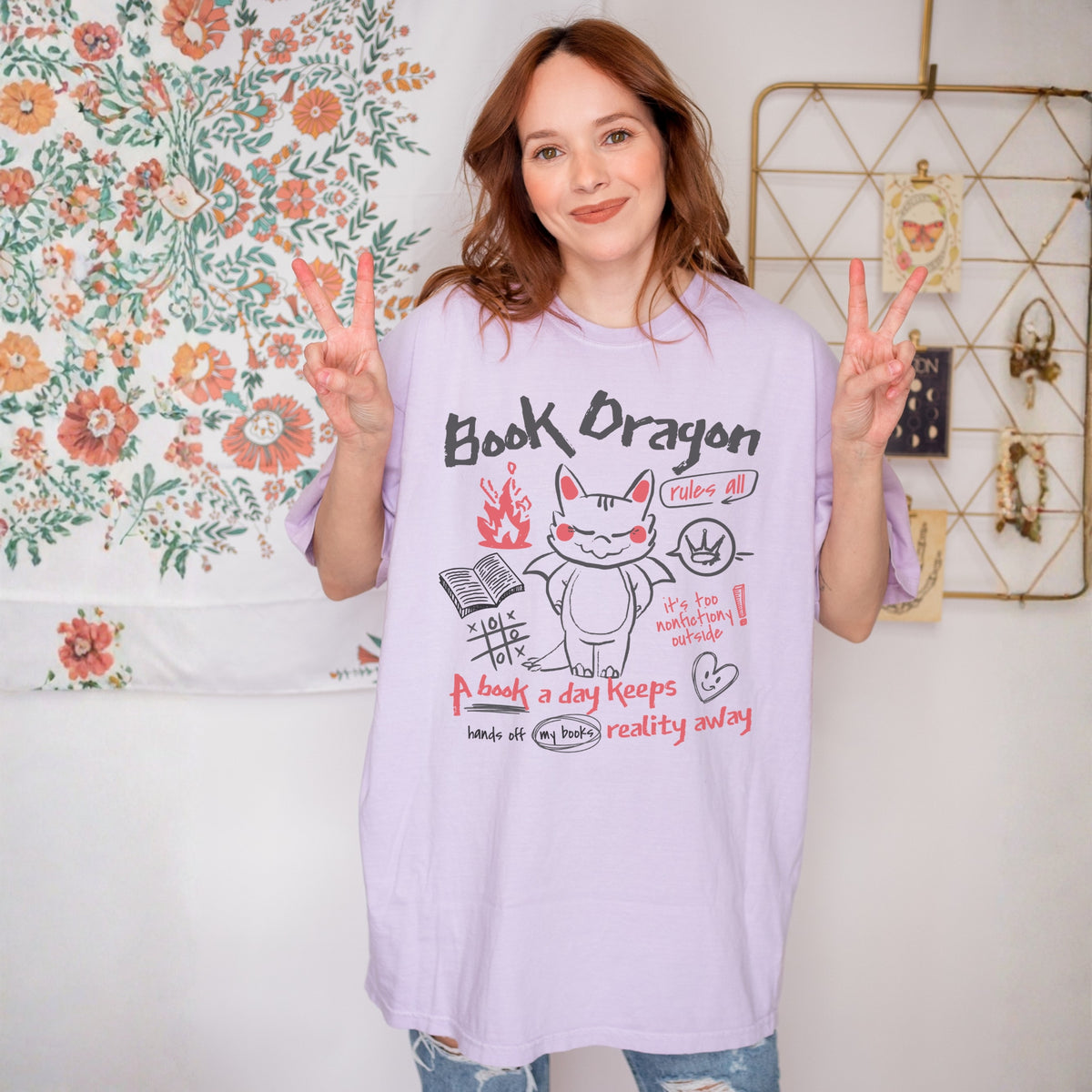 Book Dragon T-shirt