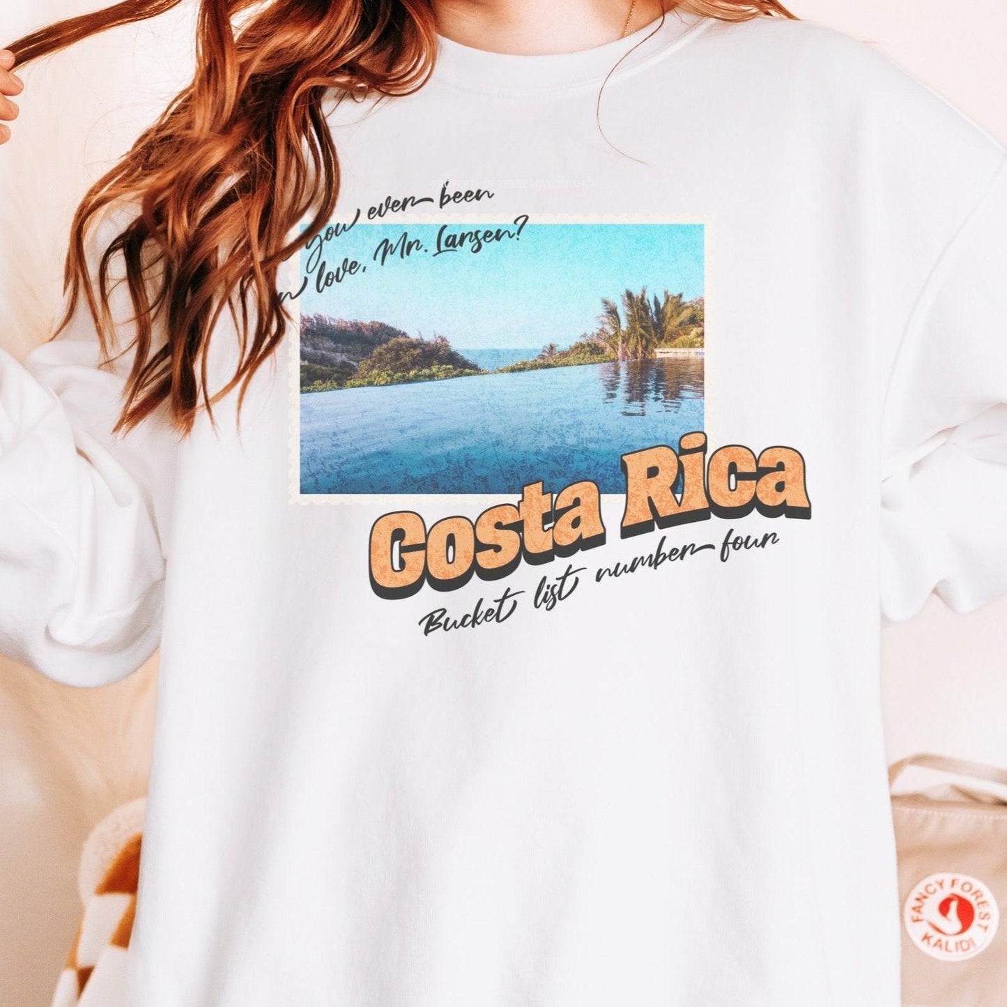 Costa Rica Bucket List Number Four Long Sleeve Tee Shirt