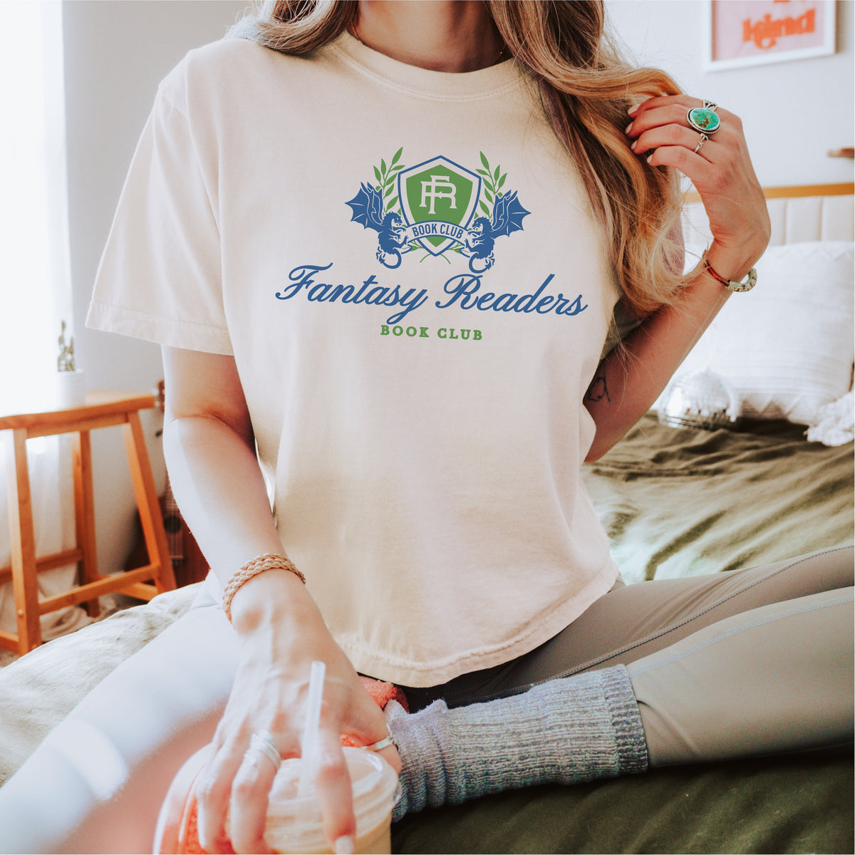 Fantasy Readers Book Club Boxy Tee