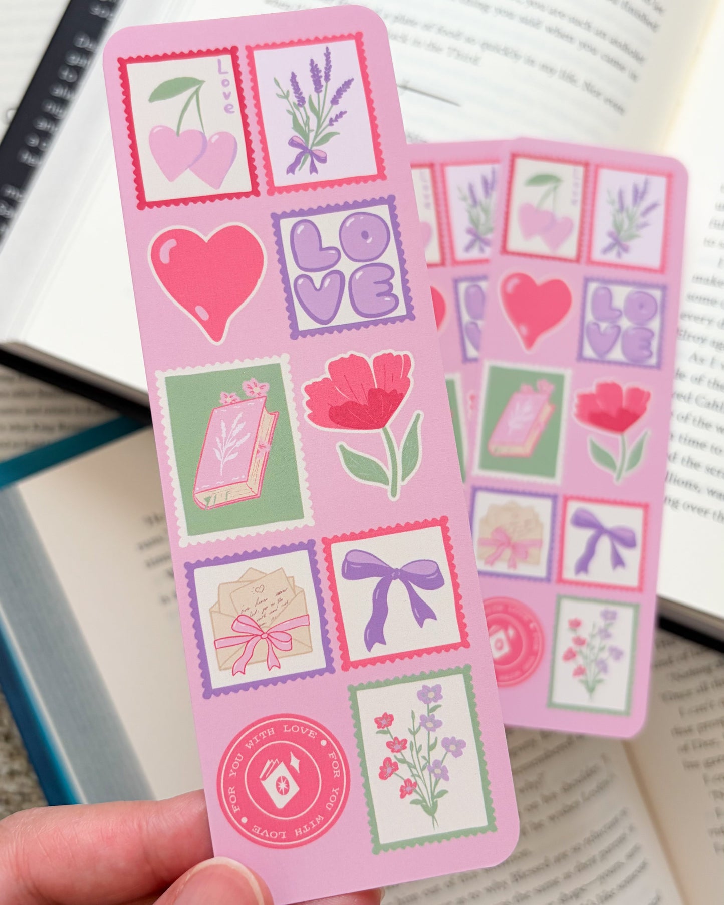 Book Lover Stamp Bookmark